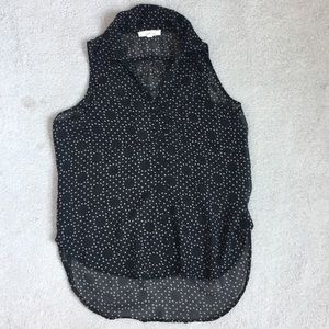 Sheer black Lush top